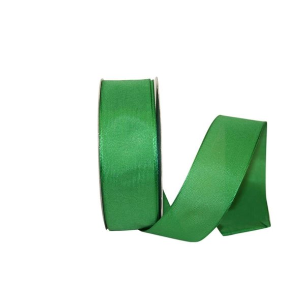 Reliant Ribbon 10.5 in. 50 Yards Linen Touch Mono Ribbon, Emerald 25752-510-09K